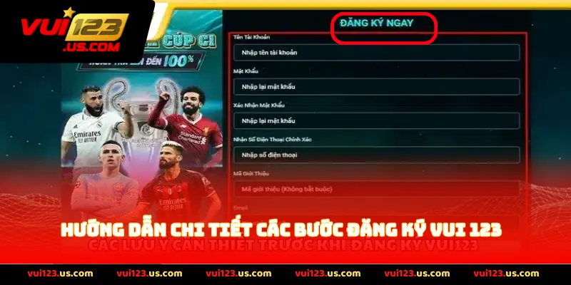 Hướng Dẫn Chi Tiết Các Bước Đăng Ký VUI 123